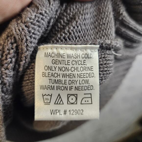 Tricots St Raphael Sweater Mens XL Gray Pullover Vintage - Picture 7 of 7